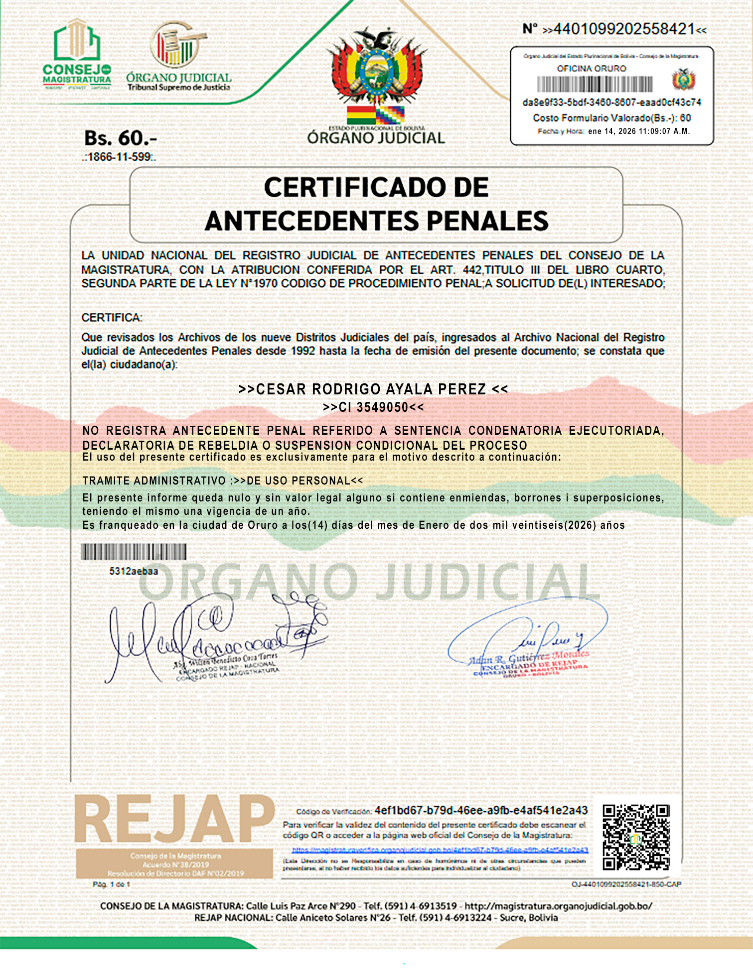 Documento verificado